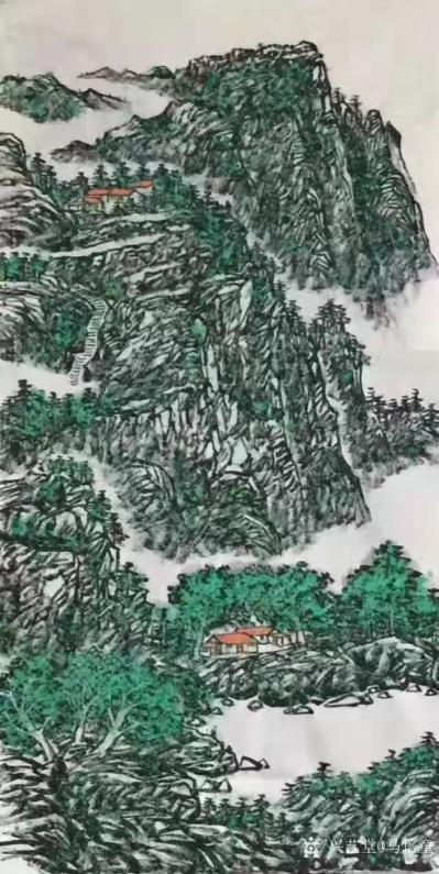 马培童收藏-对话仇英山水人物画，潘玮萱评马培童（50）
  仇英江苏太仓人，后居苏州，初为【图2】