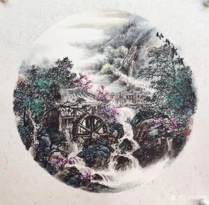 周顺生国画作品《三尺斗方红溪仙境》价格80880.00元