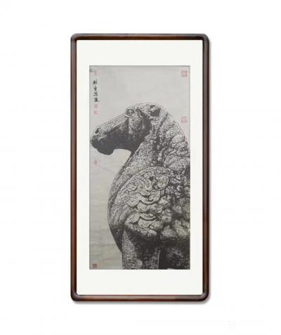 马培童日记-《焦墨画石窟佛陀写生速写与创作》马培童焦墨画感悟笔记-童心写历（118）
  【图2】