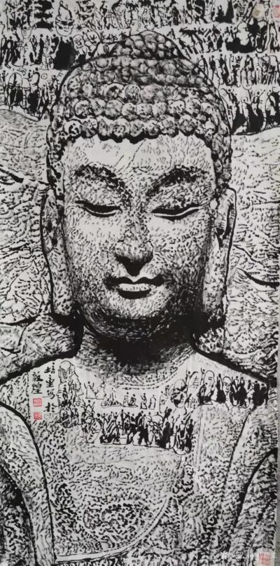 马培童日记-《焦墨、可触摸的灵魂》马培童焦墨画感悟笔记-童心写历（120） 
  在我的焦【图1】