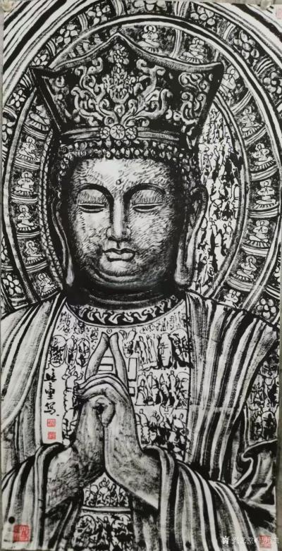 马培童日记-《焦墨、可触摸的灵魂》马培童焦墨画感悟笔记-童心写历（120） 
  在我的焦【图2】