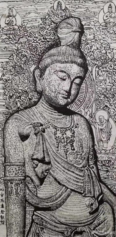 马培童日记-《焦墨、可触摸的灵魂》马培童焦墨画感悟笔记-童心写历（120） 
  在我的焦【图3】