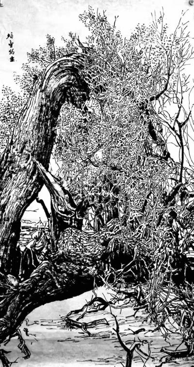 马培童收藏-对话明代徐渭花鸟画，潘玮萱评马培童（55）
  明代后期，无论花鸟、山水、人物【图2】