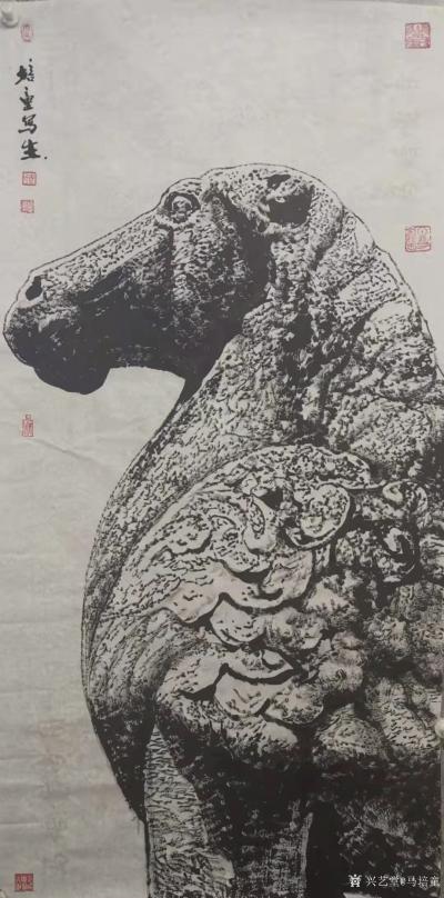 马培童日记-《唐帝陵写生》马培童焦墨画感悟笔记-童心写历（121） 
   我陕西到关中十【图1】