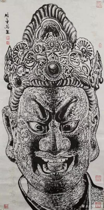 马培童日记-《唐帝陵写生》马培童焦墨画感悟笔记-童心写历（121） 
   我陕西到关中十【图2】