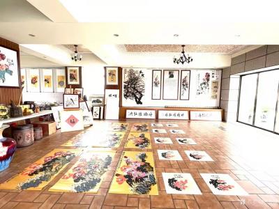 叶仲桥收藏-原重庆武警部队副司令员孙克利大校为我题【仲桥植牡丹】，刚刚画完二十张老板所订的二【图2】