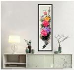 刘开豪日志-《国色天香》国画室内效果展示         竖幅     【图2】