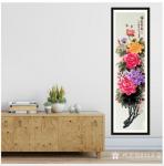 刘开豪日志-《国色天香》国画室内效果展示         竖幅     【图3】