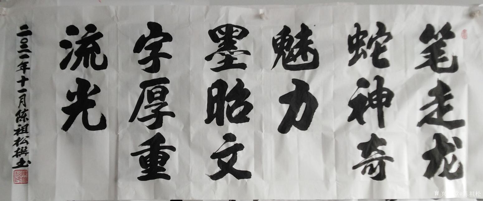 陈祖松书法作品《笔走龙蛇》