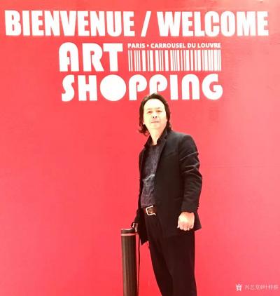 叶仲桥荣誉-中国当代艺术家叶仲桥作品【中国风】入展法国巴黎卢浮宫第五十三届国际艺术节【图1】