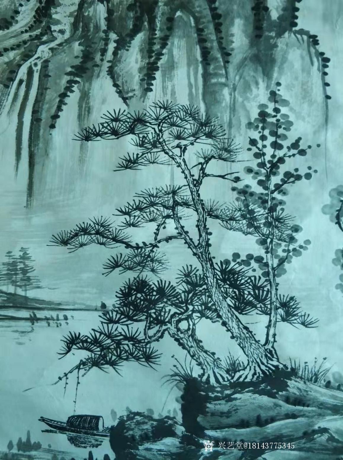 18143775345国画作品《山水清音》【图3】