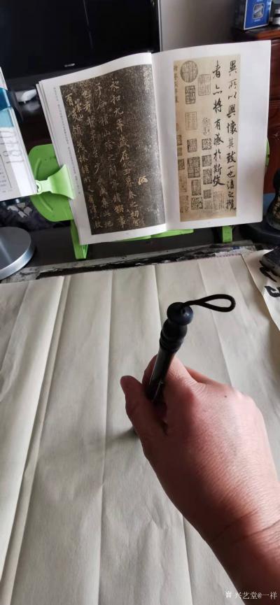 马一祥日记-前一段时间临摹了几天张裕钊的字，听专家说写字的时候要捻管，自己临摹了几天就受不了【图1】