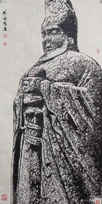 马培童日记-《焦墨创作、动人心魄》马培童焦墨画感悟笔记-童心写历（130）
  焦墨创作，【图2】