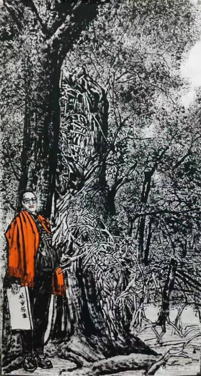 马培童收藏-对话龚贤山水画，潘玮萱评马培童（64）
  龚贤，江苏昆山人，居南京。龚贤善画【图5】