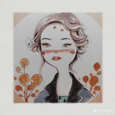 刘晓宁日记-香香漫画最新作品，人物肖像画，私人订制。【图3】