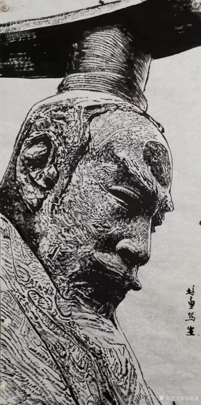 马培童日记-“焦墨画个性风格形成过程”马培童焦墨画感悟笔记-童心写历（132）
  焦墨个【图2】