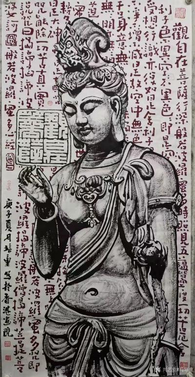 马培童日记-“焦墨、一枯之法。”马培童焦墨画感悟笔记-童心写历（133）
  焦墨笔法用笔【图1】