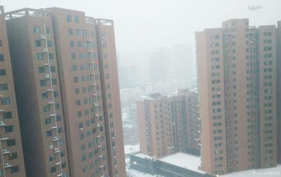 杨牧青日记-无题·见雪遣兴
杨牧青
2022年腊月十九客居太原
龙城雪飘行迹寒，久坐案【图1】