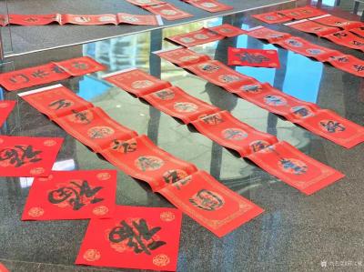 陈文斌生活-开展新春送春联送福活动。年味浓浓。【图5】