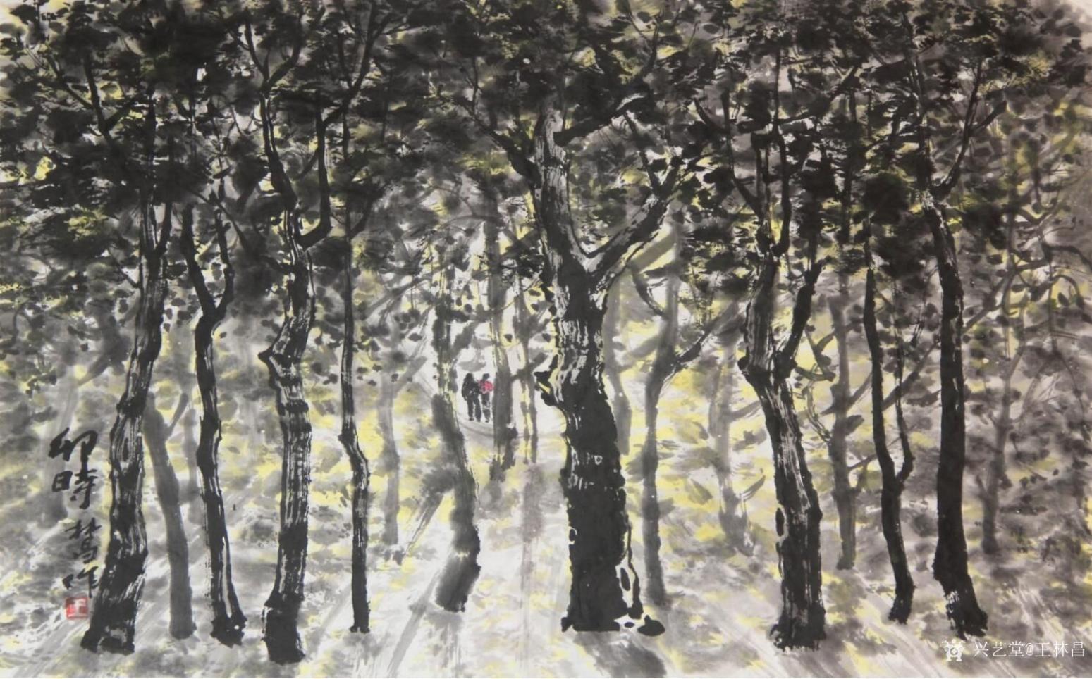 王林昌国画作品《卯时》【图0】