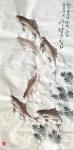 冯增木日志-国画花鸟画鱼作品《挥毫旌风起，墨海五湖春》，辛丑年冬月冯增木【图1】