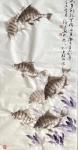 冯增木日志-国画花鸟画鱼作品《挥毫旌风起，墨海五湖春》，辛丑年冬月冯增木【图2】