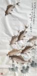 冯增木日志-国画花鸟画鱼作品《挥毫旌风起，墨海五湖春》，辛丑年冬月冯增木【图4】