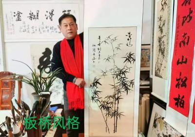 耿涛生活-郑板桥传人刘广才先生答应传授我板桥技法，成为板桥再传人。
附刘广才先生壬寅年国【图2】