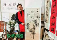 艺术家耿涛生活:郑板桥传人刘广才先生答应传授我板桥技法，成为板桥再传人。
【图1】