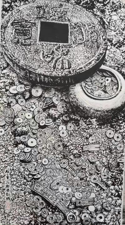 马培童日记-《打开焦黑艺术之门》马培童焦墨画感悟笔记-童心写历（135）
   焦墨艺术，【图2】