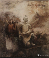 艺术家胡静日记:油画《梦里千年》（布面油画），进口颜料，雨露麻，150×13【图0】