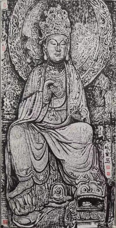 马培童日记-《四、焦墨解锁》马培童焦墨画感悟笔记-童心写历（139）
   一提焦墨艺术，【图1】