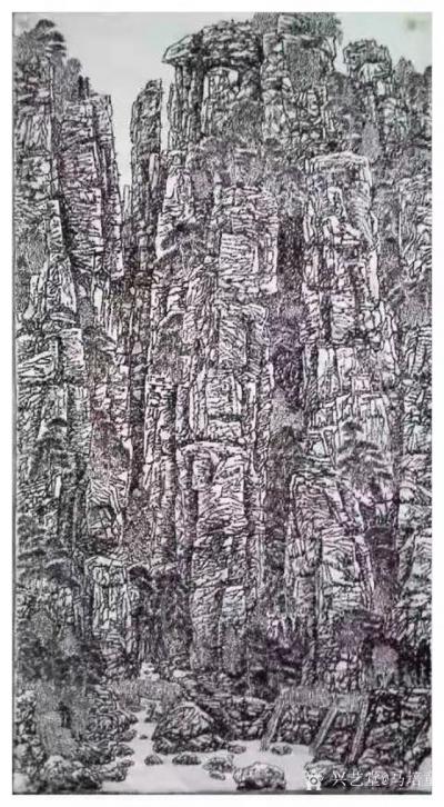 马培童日记-《五、焦墨之路》马培童焦墨画感悟笔记-童心写历（140）
  振兴焦墨之路是很【图1】