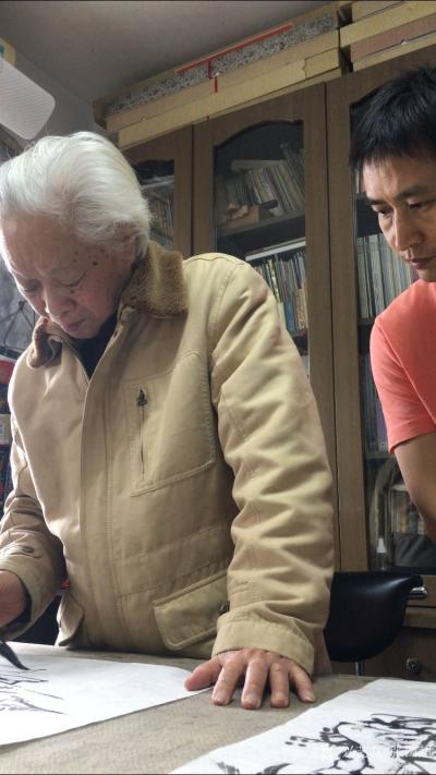 张国超生活-感谢恩师【陈道学】先生的教导，他老人家83岁仍然笔耕不辍，每天坚持画画，是我们后【图2】