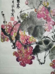 艺术品图片：艺术家张国超国画作品名称《硕果累累》价格777.00 元