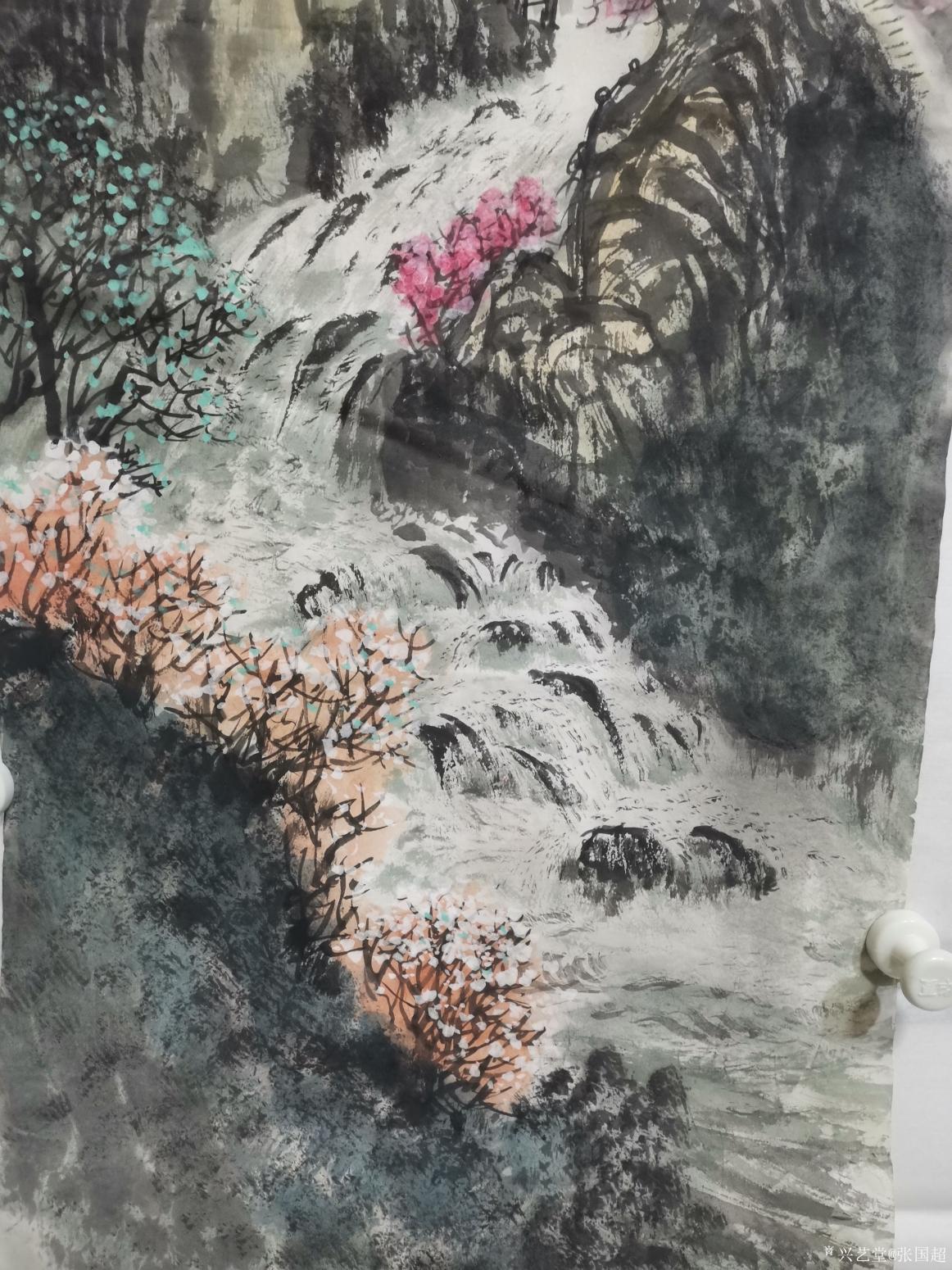 张国超国画作品《桃花流水鳜鱼肥》【图4】