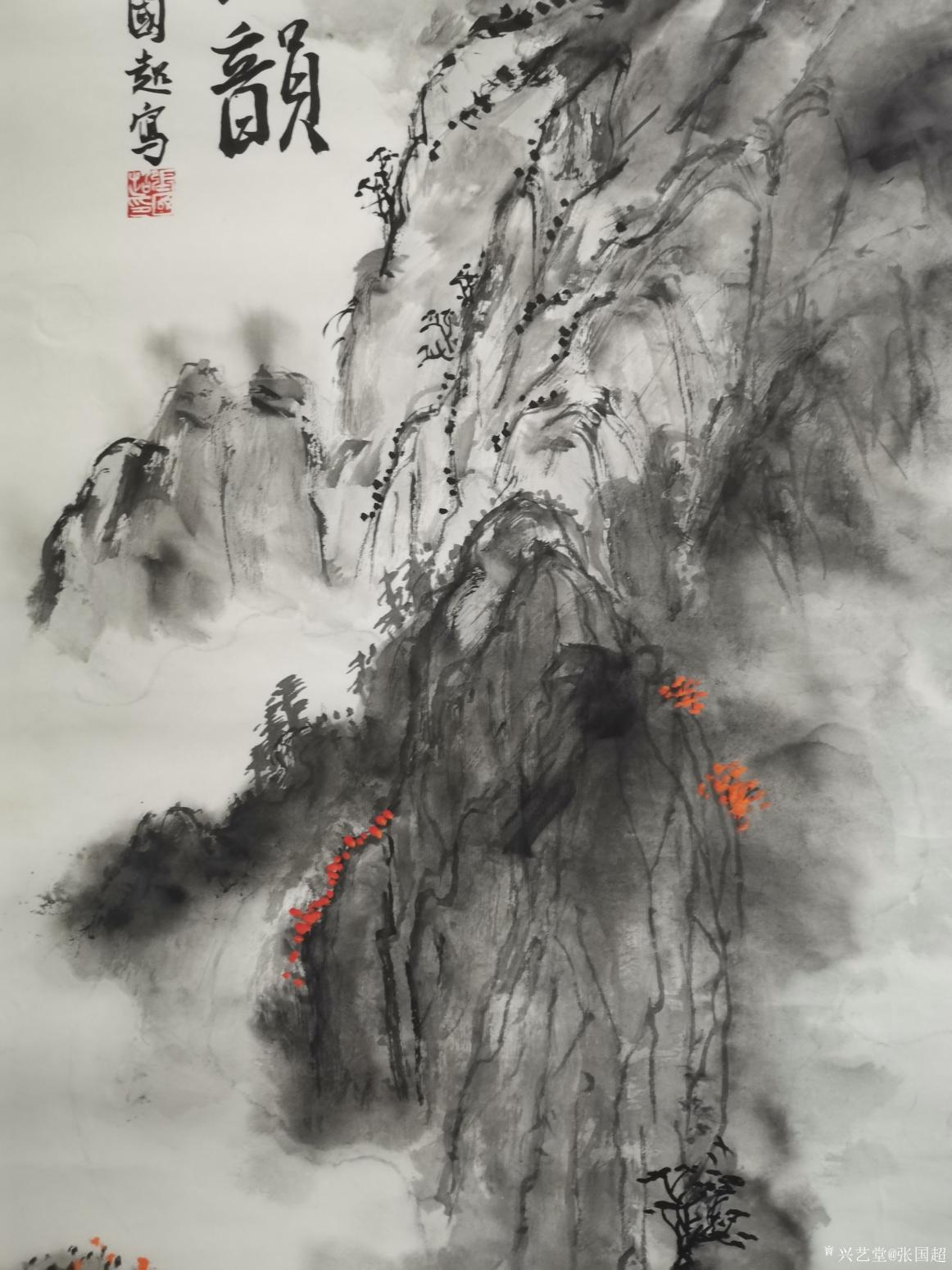 张国超国画作品《夔门秋韵》【图0】