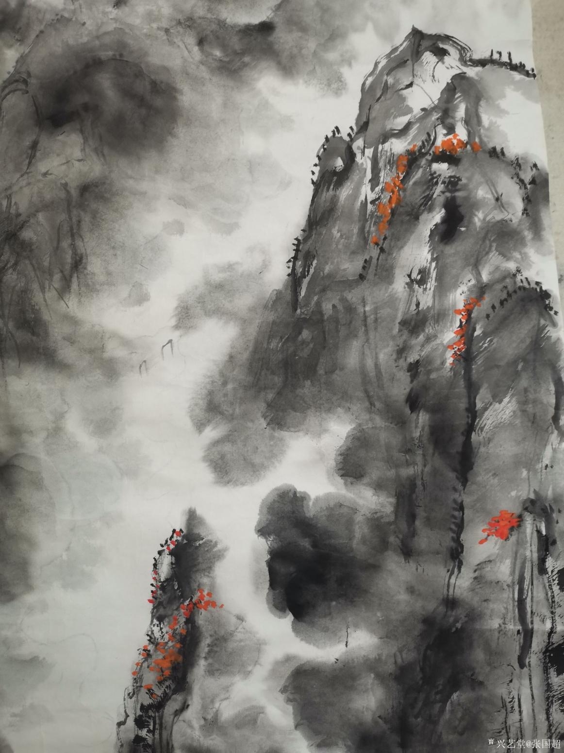 张国超国画作品《夔门秋韵》【图1】