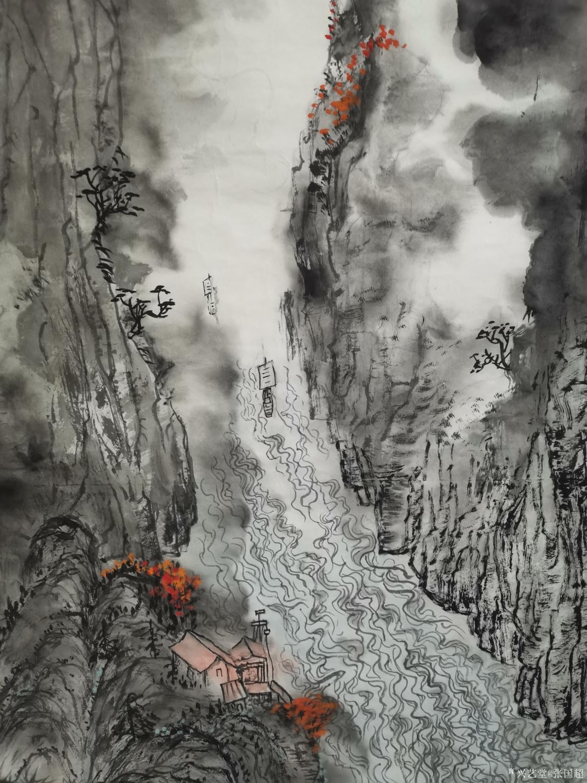 张国超国画作品《夔门秋韵》【图8】