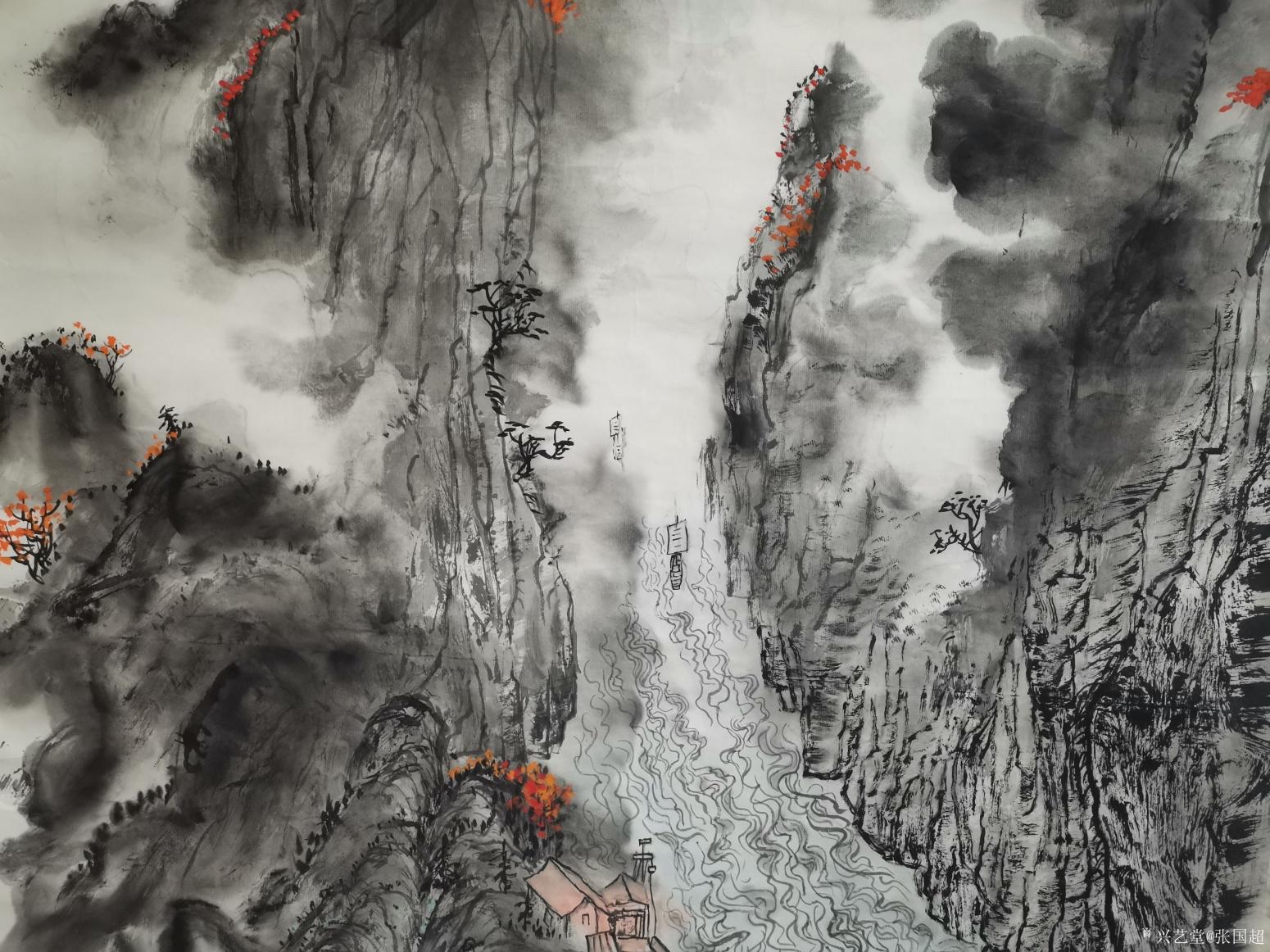 张国超国画作品《夔门秋韵》【图13】