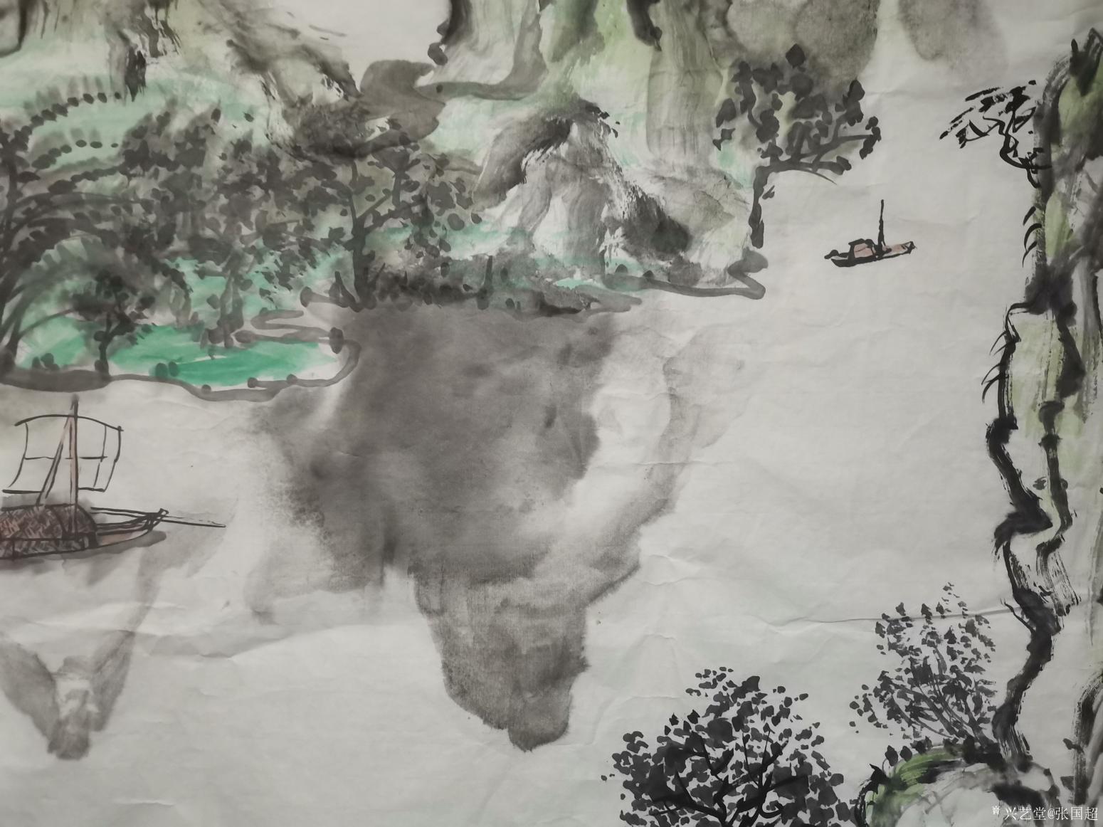 张国超国画作品《漓江之晨》【图7】