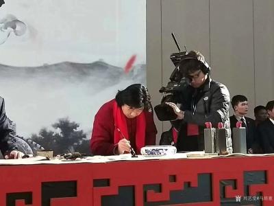 马培童日记-《刻在命里的坚强》马培童焦墨画感悟笔记-童心写历（149）
  功业成就得富荣【图1】