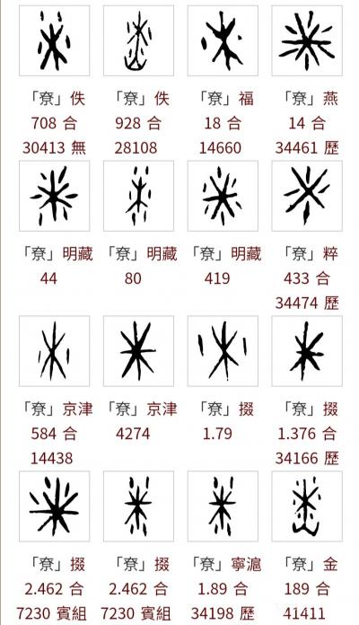 杨牧青日记-杨牧青甲骨文非卜辞说：谈甲骨文所见“尞”字之缘由一一有关部门悬赏说破解、释读一个【图2】