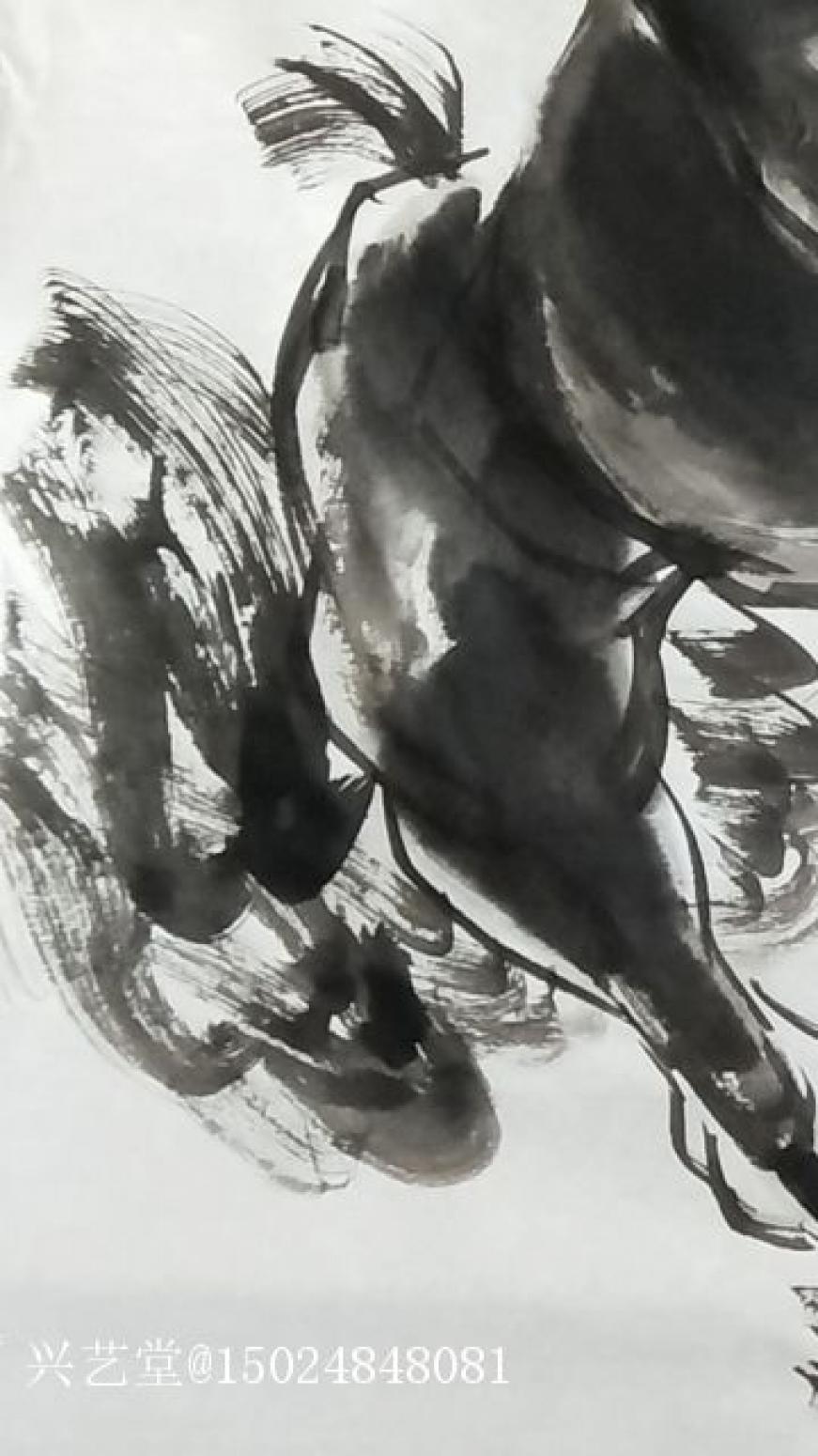 15024848081国画作品《铁蹄雄风》【图3】