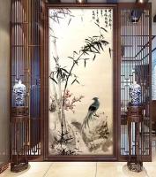 艺术家启鹏日记:《竹》春临嫩笋怒发，夏来翠波荡漾。秋至倩影摇曳，冬达傲然挺立【图1】