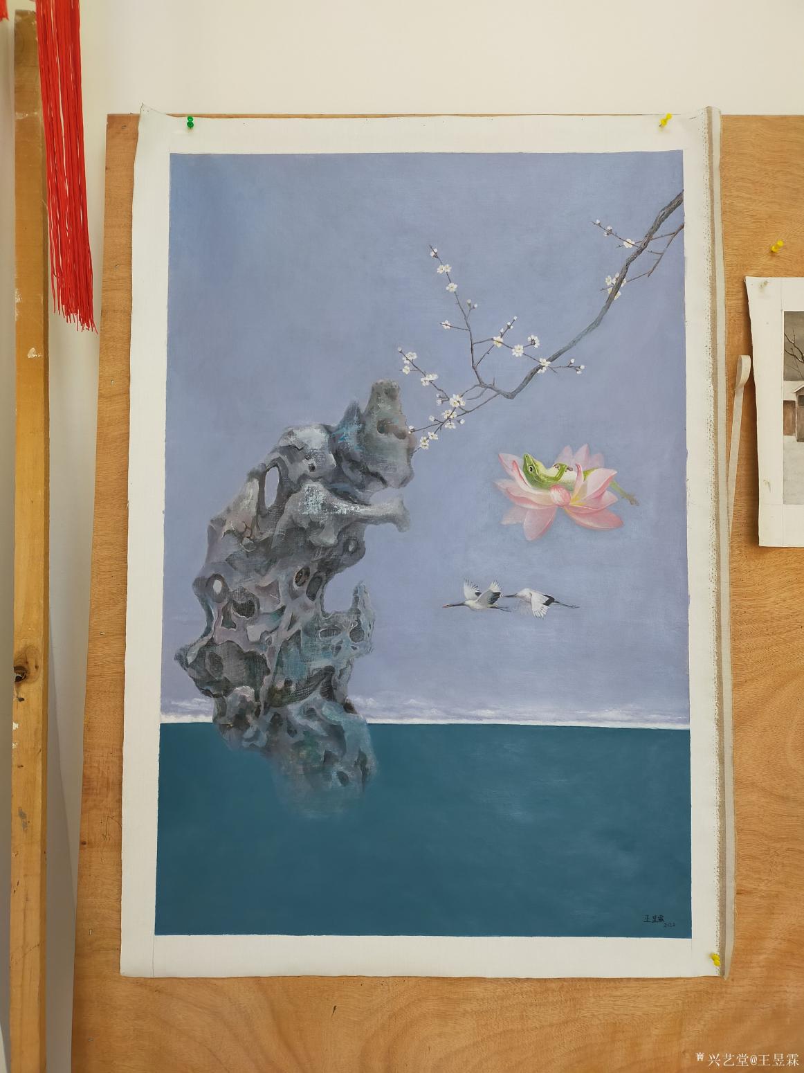 王昱霖油画作品《青蛙王子》【图0】