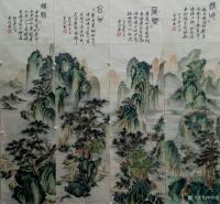 艺术家周顺生日记:青绿山水、文人山水和水墨山水有什么区别？
青绿山水与水墨山【图0】