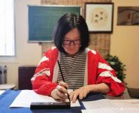 艺术家邓澍生活:书法培训剪影。疫情期间，同学们在家依然刻苦努力，认真完成作业【图3】