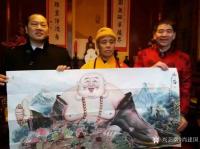 艺术家尚建国收藏:公元二零 一四年十二月吉日，承蒙中国佛教文化发展促进会张英江【图1】