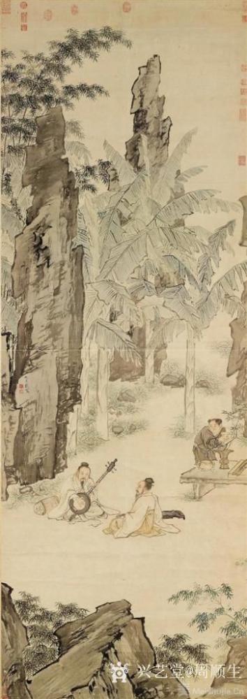 周顺生日记-清风起江滨——《夏山甘雨图》赏析
元 佚名 夏山甘雨图 173.2×103.8【图1】